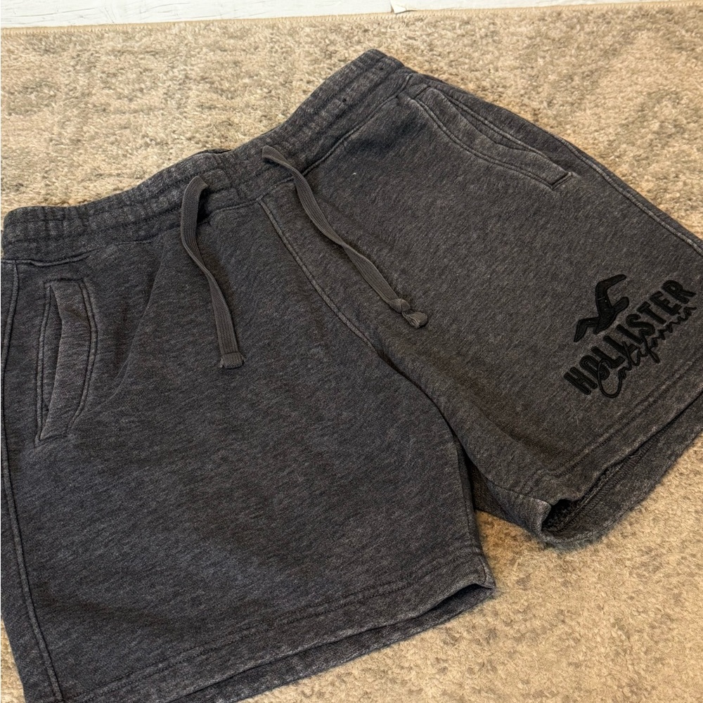 Hollister Men's Dark Gray Athletic Shorts